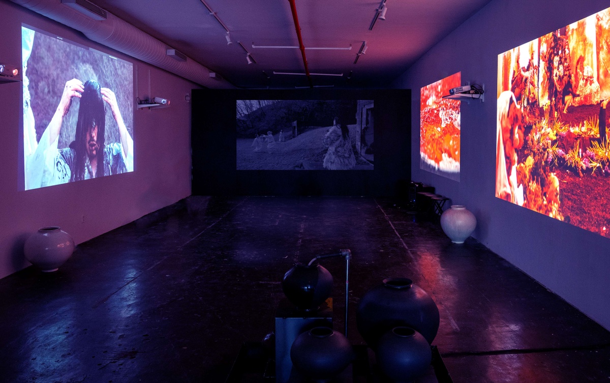 Installation view, Offering of Dreams, 2023. Photo: Manuel Molina Martagon