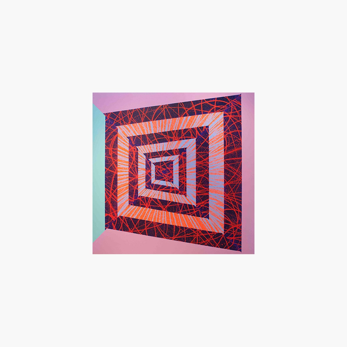 A photo of paintings