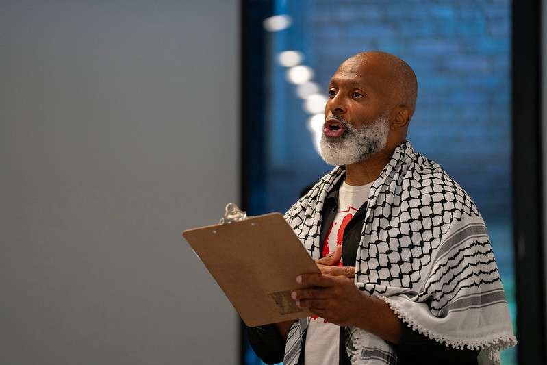 Images from the first draft of Detainee written choreography by Motasem Abu Hasan and sent to us from Jenin, West Bank, Palestine. Choreographic collaborators: Mohamed Abo-Bargs (aka Barges), Tom Tsai, and Suchi Branfman. Danced by Mohamed Abo-Bargs (aka Barges) and Tom Tsai.