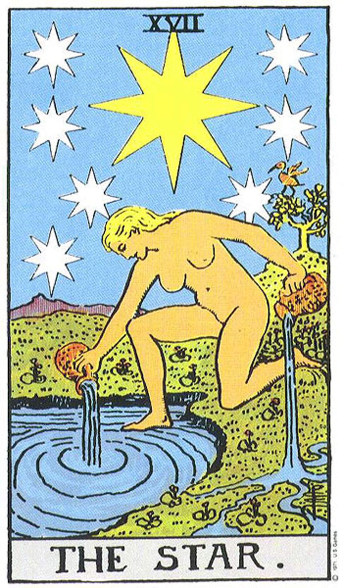 A photo of tarot card